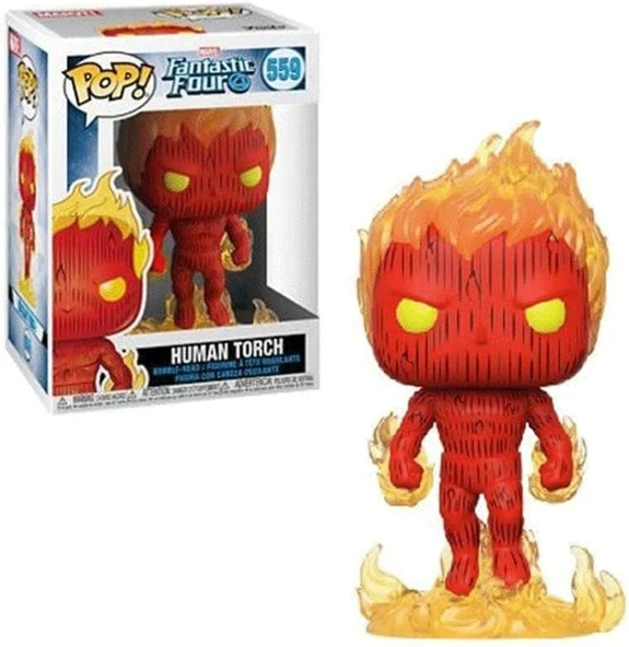 Funko Pop Marvel: Fantastic Four - Human Torch Figür ürün görseli 1
