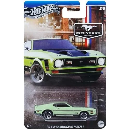 Hot Wheels 60. Yil Mustang Seri̇si̇ Arabalar 71 Ford Mustang Mach 1 Grt01 -Jby52 ürün görseli 1