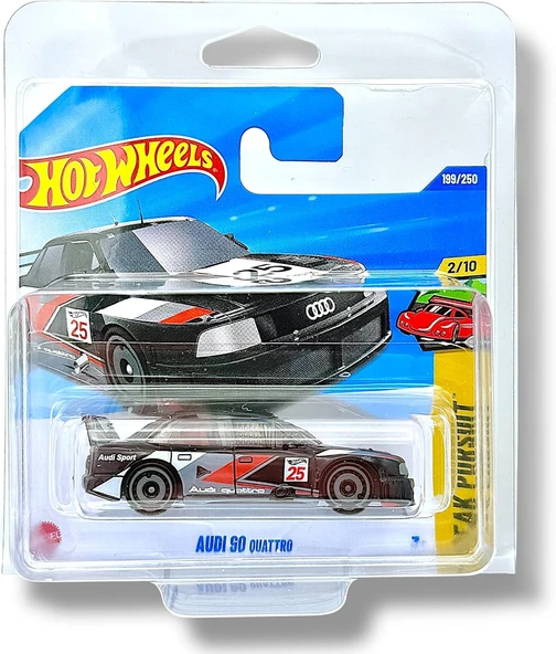 Hot Wheels - Audi 90 Quattro - Black (1/64) 2025 Case ürün görseli 1