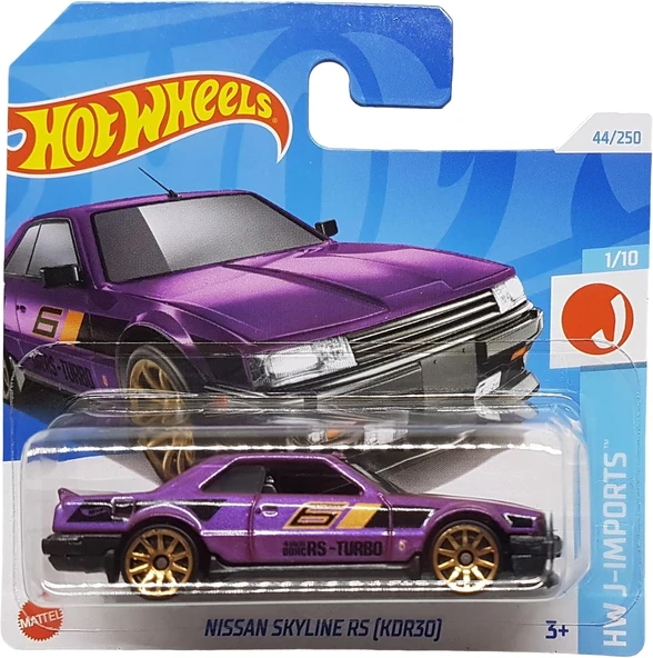 Hot Wheels - Nissan Skyline Rs [Kdr30] - Hw J-Imports 1/10 - Htc40 - Short Card - Mor Metalik - Matt ürün görseli 1