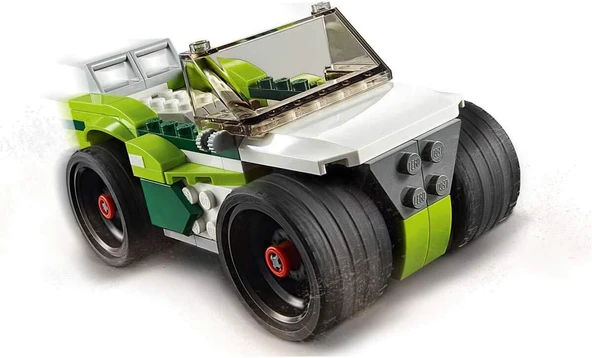 Lego Creator 3’Ü 1 Arada Roket Kamyon Çocuklar İçin Havalı Oyun Seti, 198 Parça ürün görseli 1
