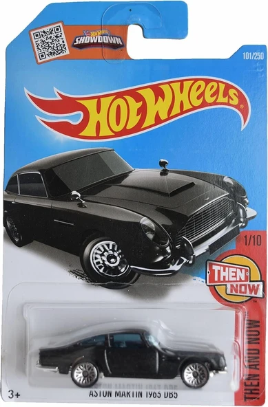 Hot Wheels - Aston Martin 1963 Db5 (1/64) Black - Long Card - 2016 ürün görseli 1