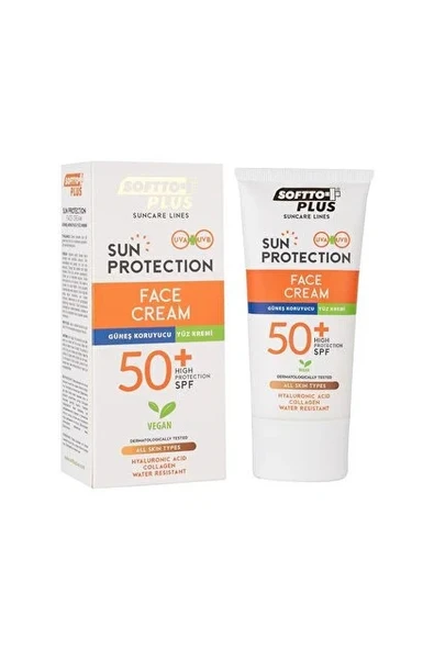 SOFTTO PLUS GÜNEŞ KORUYUCU YÜZ KREMİ 75 ML SPF 50 ürün görseli 1