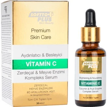 SOFTTO PLUS VITAMIN C SERUM 30 ML ürün görseli 1