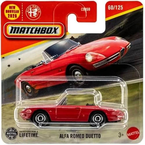 Matchbox - Alfa Romeo Duetto - Red Rosso (1/64) Jbp03 ürün görseli 1