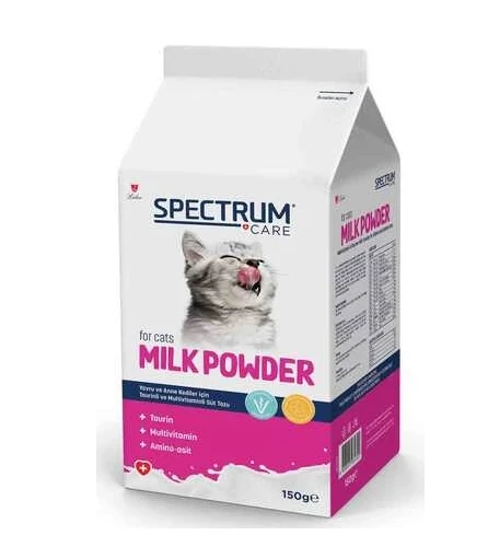 Spectrum Care Yavru Kediler Için Taurin ve Multivitaminli Süt Tozu 150GR ürün görseli 1