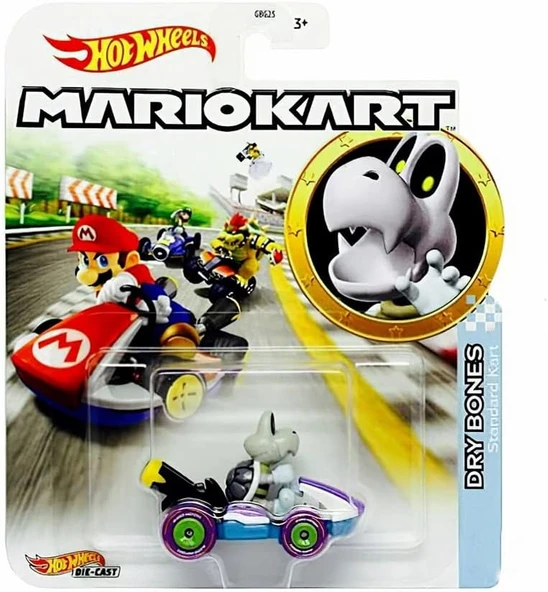 Hot Wheels Mario Kart Dry Bones - Resim 4