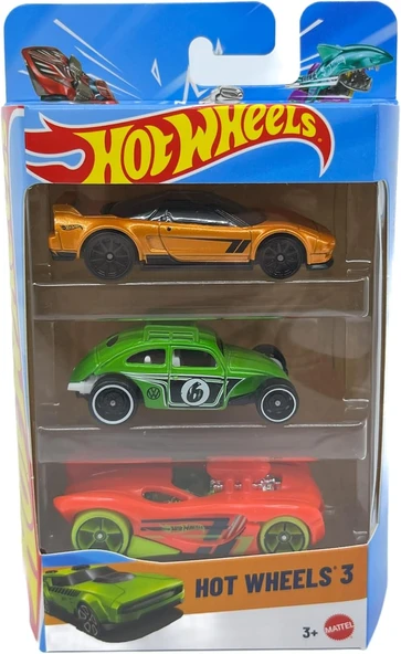 Hot Wheels 3'Lü Araba Seti - Set 12, Byktbc2784Hw ürün görseli 1