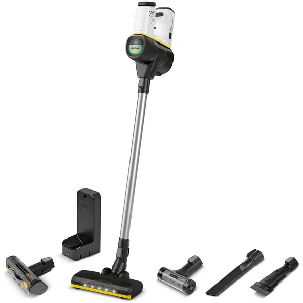 Karcher VC 6 Cordless OurFamily Pet Şarjlı Dikey Süpürge Beyaz ürün görseli 1