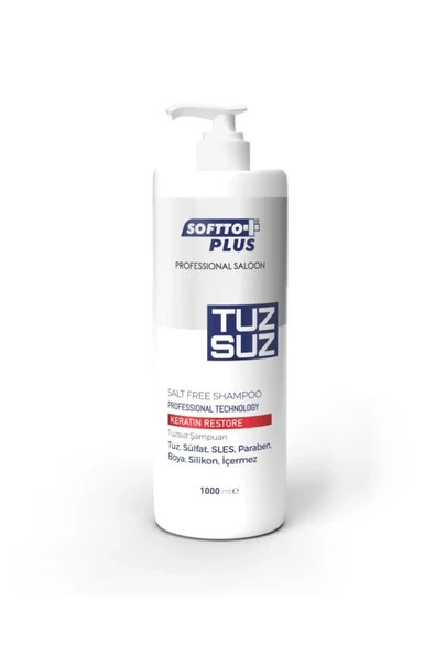 SOFTTO PLUS TUZSUZ ŞAMPUAN 1000 ML ürün görseli 1