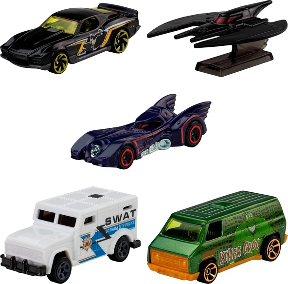 Hot Wheels 5'Li Batman Araba Seti Jln10 ürün görseli 1