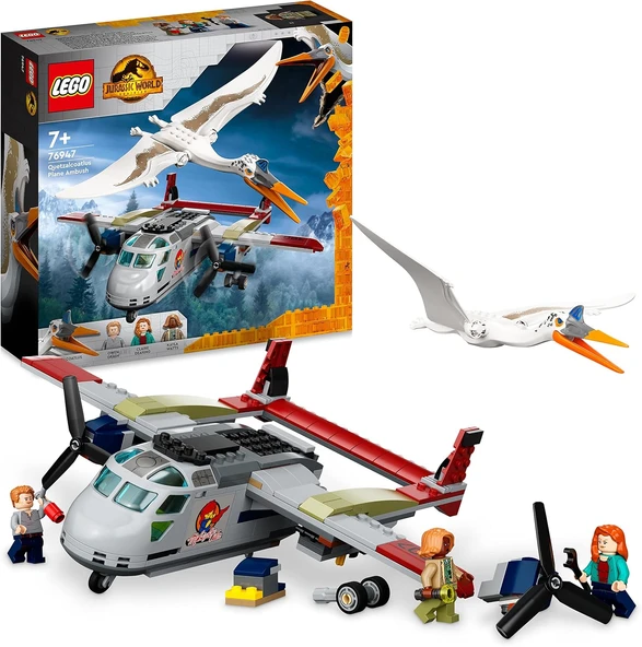 Lego® Jurassic World™ Quetzalcoatlus Uçak Pususu 76947-7 Yaş Ve Üzeri Çocuklar Için Oyuncak Yapım Se ürün görseli 1