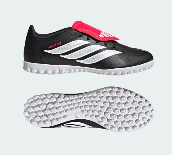adidas Predator Club Erkek Siyah Halı Saha Ayakkabısı JR5910 ürün görseli 1