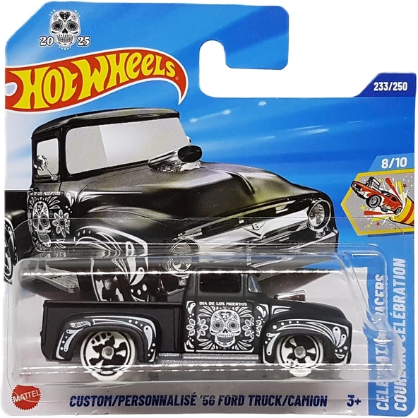 Hot Wheels - ´56 Ford Custom Pickup Truck - Celebration Racers 8/10 - Jbb43 - Short Card - Dia De Lo ürün görseli 1