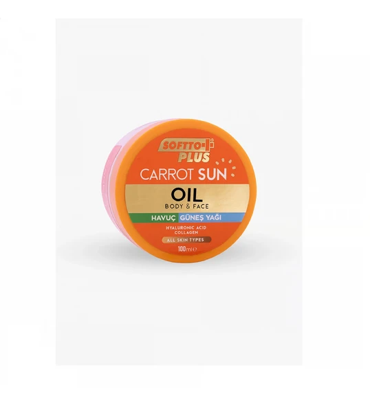 SOFTTO PLUS HAVUÇ GÜNEŞ YAĞI 100 ML ürün görseli 1