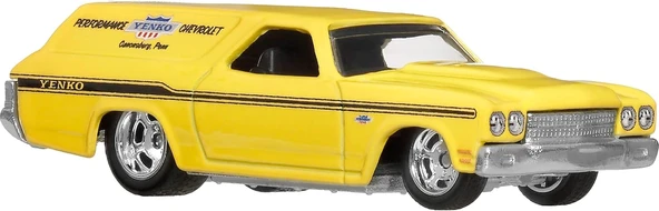 Hot Wheels Premium Fast Wagons - '70 Chevelle Ss Wagon - Yellow (1/64) ürün görseli 1