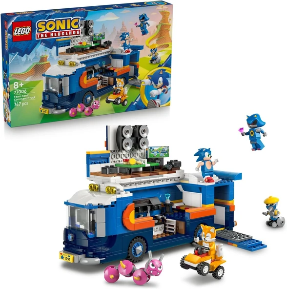 Lego Sonic Takımı Komuta Kamyonu 77006 – 8 Yaş Ve Üzeri Erkek Ve Kız Çocuklar Için Yaratıcı Hikaye V ürün görseli 1