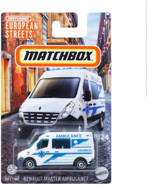 Hot Wheels Matchbox Premium European Streets Renault Master Ambulance Özel Seri Tybcgfuow5F7Jly310 ürün görseli 1
