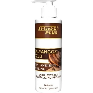 SOFTTO PLUS SALYANGOZ ÖZLÜ PEELİNG 200 ML ürün görseli 1