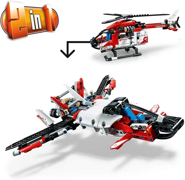 Lego Technic Kurtarma Helikopteri (42092) - Resim 2