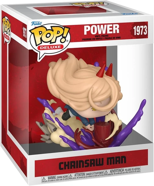 Funko Pop! Deluxe: Chainsaw Man - Power - (Blood Mallet) - Koleksiyon Vinil Figür - Hediye Fikri - R ürün görseli 1