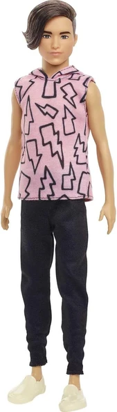 Barbie Ken Stylowy Lalka Koszulka Blyskawice Hbv27 ürün görseli 1