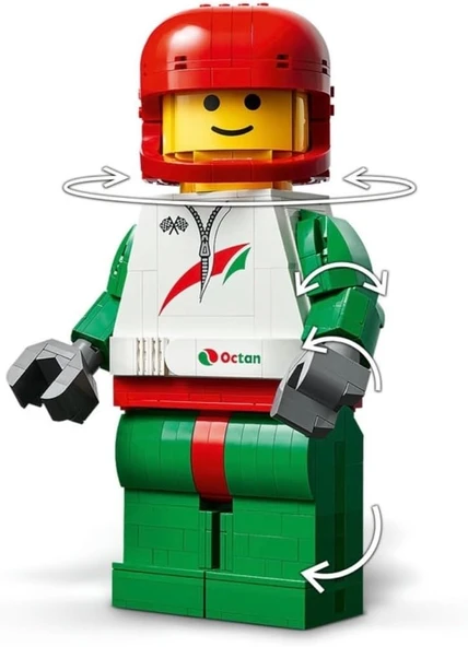 Lego Creator 40819 Up-Scaled Racing Driver Minifigure - Resim 5