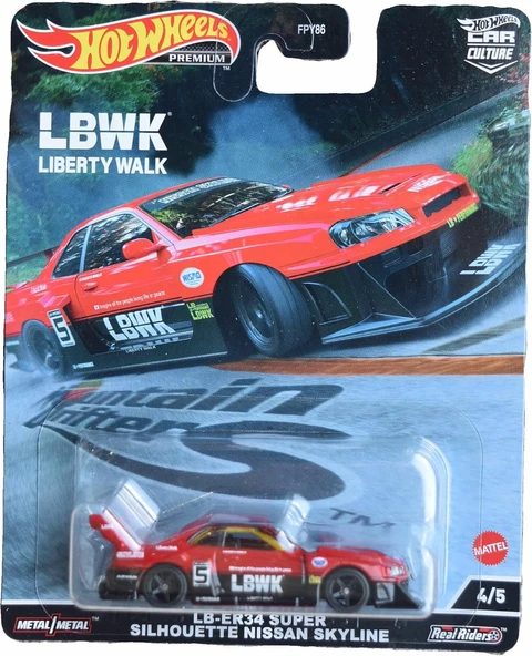 Hot Wheels Lb-Er34 Süper Siluet Nissan Skyline, Dağ Drifters Nissan Skyline ürün görseli 1