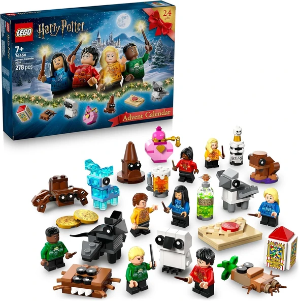 Lego Harry Potter 2025 Yılbaşı Takvimi 76456 – 7 Yaş Ve Üzeri Çocuklar İçin Sürpriz Figürlü Yaratıcı ürün görseli 1