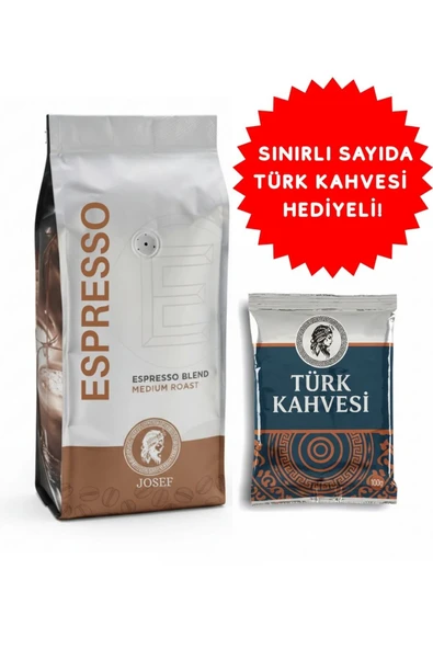 josef Espresso 1 kg Medium Roast Kremamsı & Dengeli Espresso ürün görseli 1