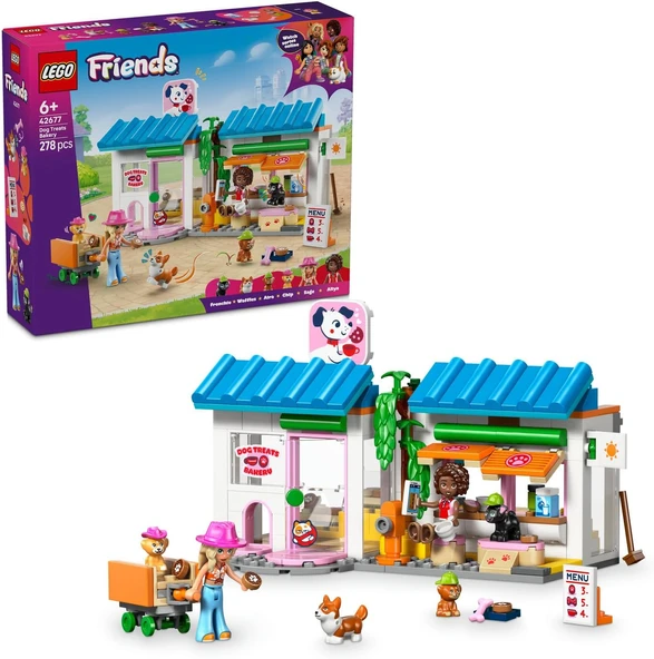 Lego Friends Köpek Ödülleri Pastanesi 42677 – 6 Yaş Ve Üzeri Çocuklar Için Aliya Ve Sage Mini Bebekl ürün görseli 1