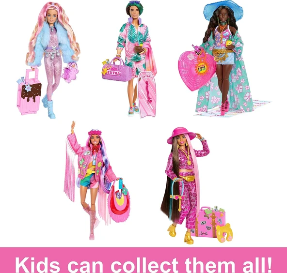Barbie Extra Seyehat Bebekleri - Çöl Temalı - Resim 6