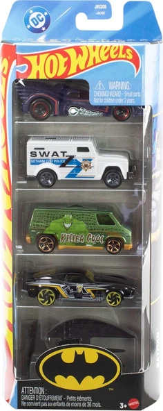 Hot Wheels 5'Li Batman Araba Seti Jln10 - Resim 6
