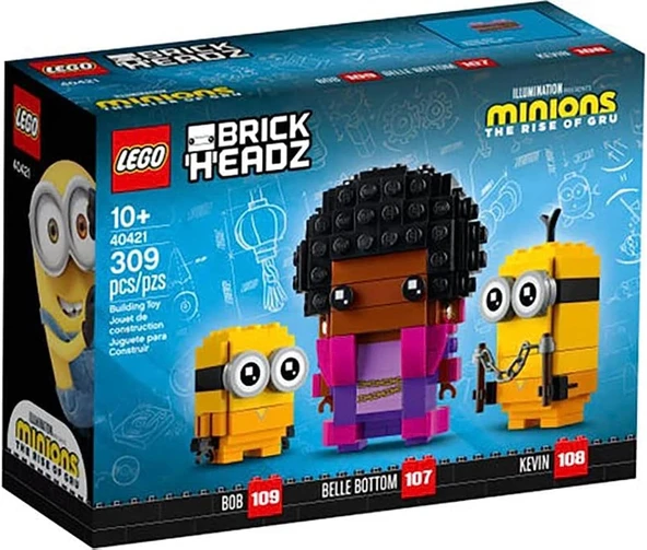 Lego Bricksheadz Minions 40421 Gru'Nun Yükselişi - Belle Alt, Kevin Ve Bob 3 Yaş Ve Üzeri ürün görseli 1