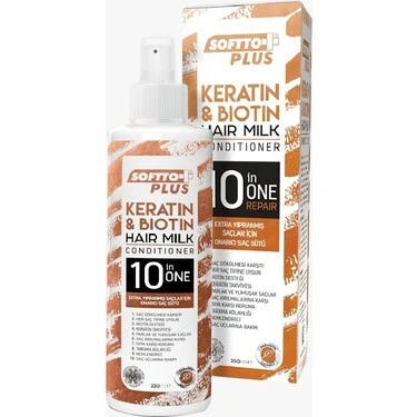 SOFTTO PLUS KERATİN & BİOTİN SAÇ SÜTÜ 200 ML ürün görseli 1