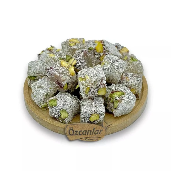 ANTEP FISTIKLI HİNDİSTAN CEVİZLİ KUŞ LOKUMU (ÇİFTE KAVRULMUŞ) 1 KG ürün görseli 1