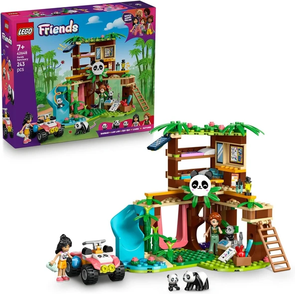 Lego Friends Panda Barınağı Hayvan Bakımı 42648-7 Yaş Ve Üzeri Hayvansever Çocuklar Için Sevimli Fig ürün görseli 1
