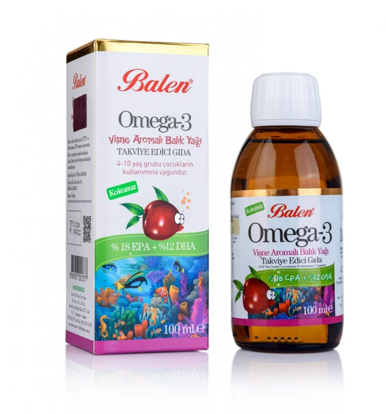 BALEN OMEGA-3 VİŞNE AROMALI 100 ML ürün görseli 1
