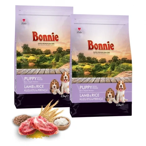 Bonnie Kuzu Etli Yavru Köpek Maması 2,5 Kg x 2 Adet ürün görseli 1