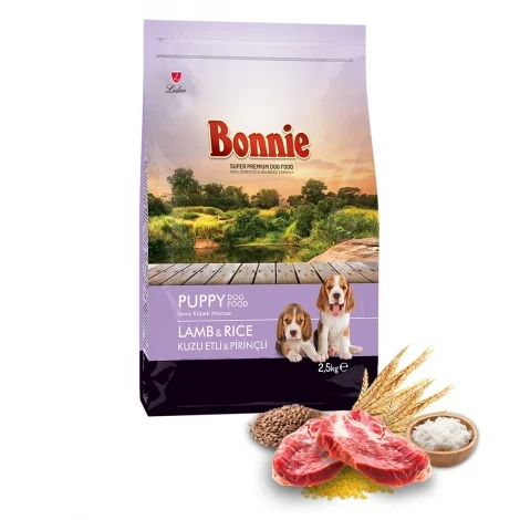 Bonnie Kuzu Etli Yavru Köpek Maması 2,5 Kg ürün görseli 1