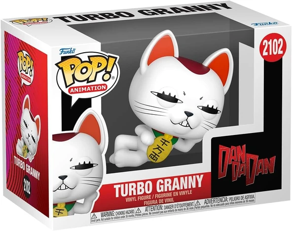 Funko Pop! Animasyon: Dandadan - Turbo Granny Cat - Dan Dan - Koleksiyon Vinil Figür - Hediye Fikri ürün görseli 1