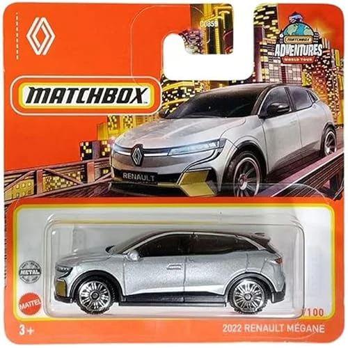 Matchbox 2022 Renault Megane - Gray - Short Card (1/64) Hfn88 ürün görseli 1