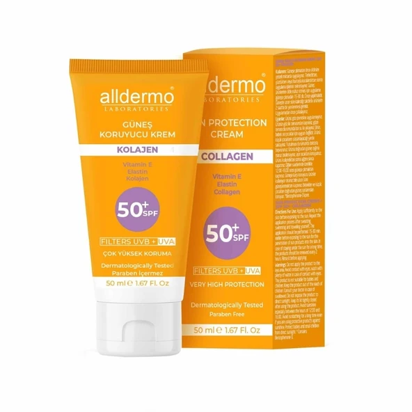 ALLDERMO KOLAJEN GÜNEŞ KREMİ SPF50+ 50 ML ürün görseli 1