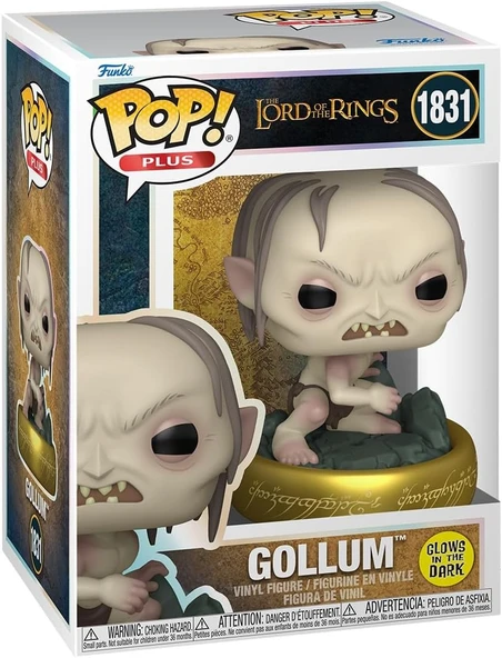 Funko Pop! Plus: Lord Of The Rings - Gollum - Glow In The Dark - Koleksiyonluk Vinil Figür - Hediye ürün görseli 1