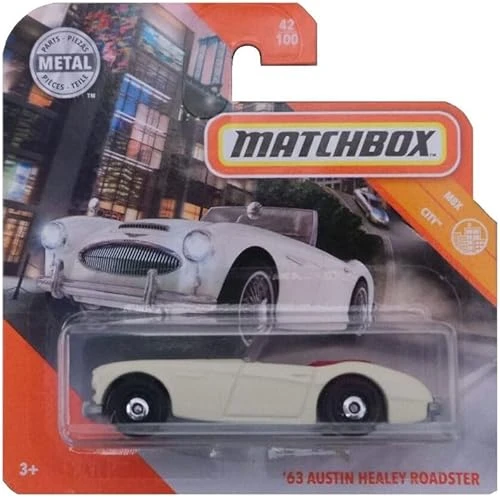 Matchbox - '63 Austin Healey Roadster (1/64) Gkl85 ürün görseli 1