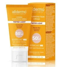 ALLDERMO SPF50 TİNTED LİGHT KREM 50 ML ürün görseli 1