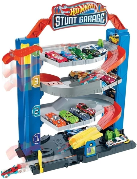 Hot Wheels-Gnl70 Mini Garaj - Resim 2