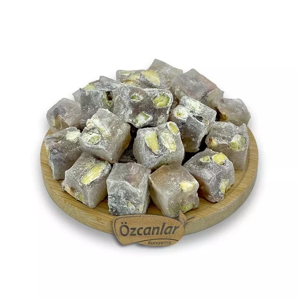 ANTEP FISTIKLI TOZLU KUŞ LOKUMU (ÇİFTE KAVRULMUŞ) 1 KG ürün görseli 1