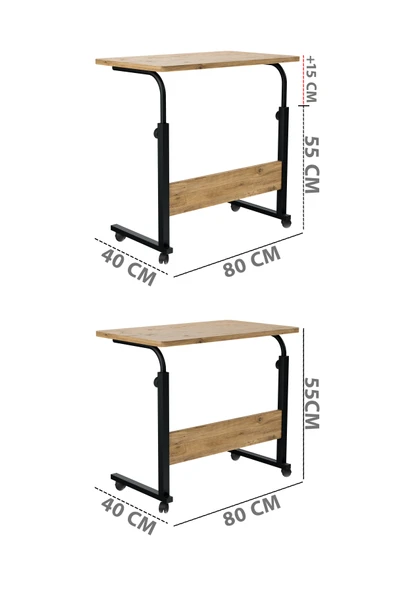 WOOD HOUSE ESİL LAPTOP ÇAM - Resim 4
