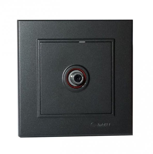 Makel Karea Füme Uydu Prizi 4dB F Konnektörlü Geçişli ürün görseli 1